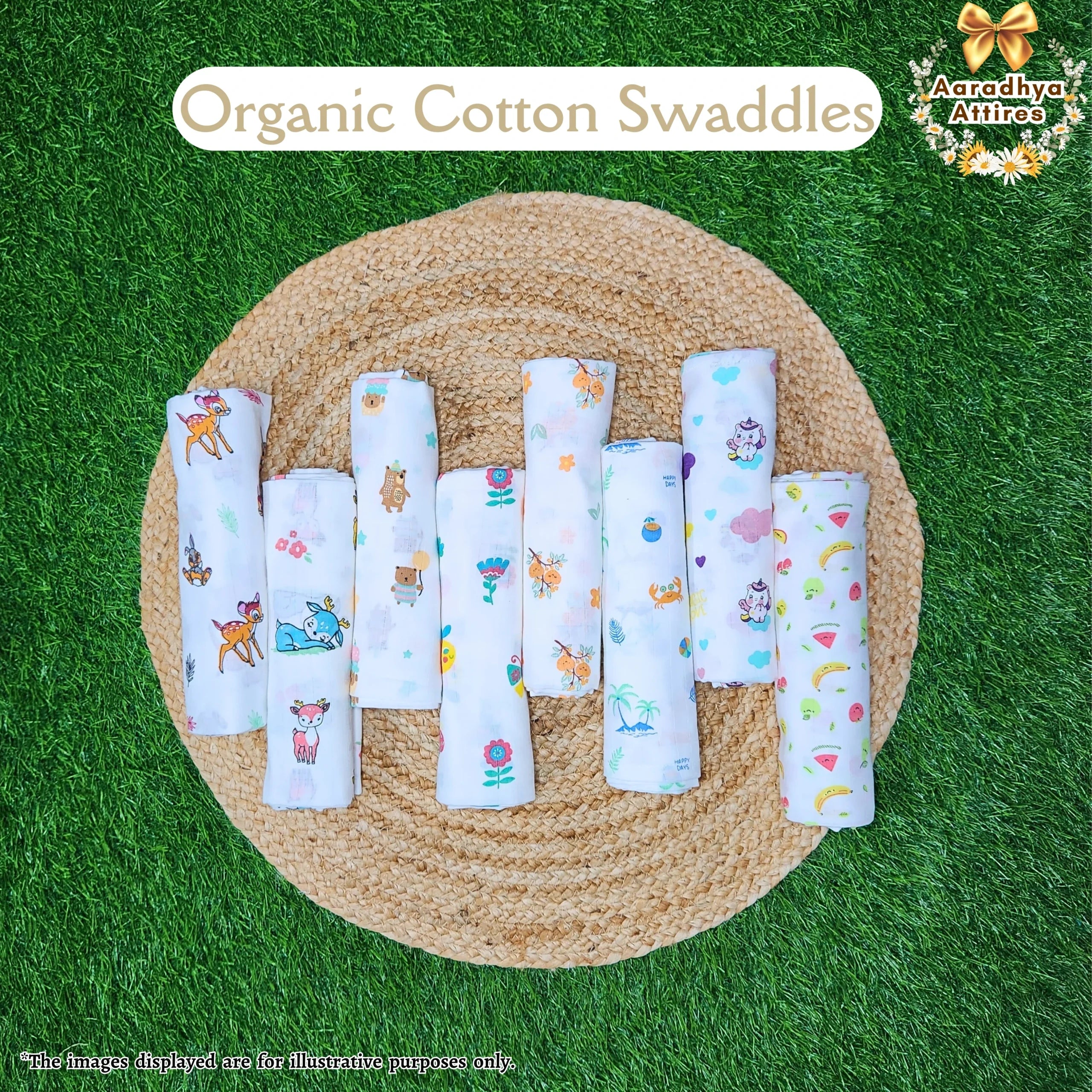 Swaddle - Icecream Stack- 100cm X 100cm