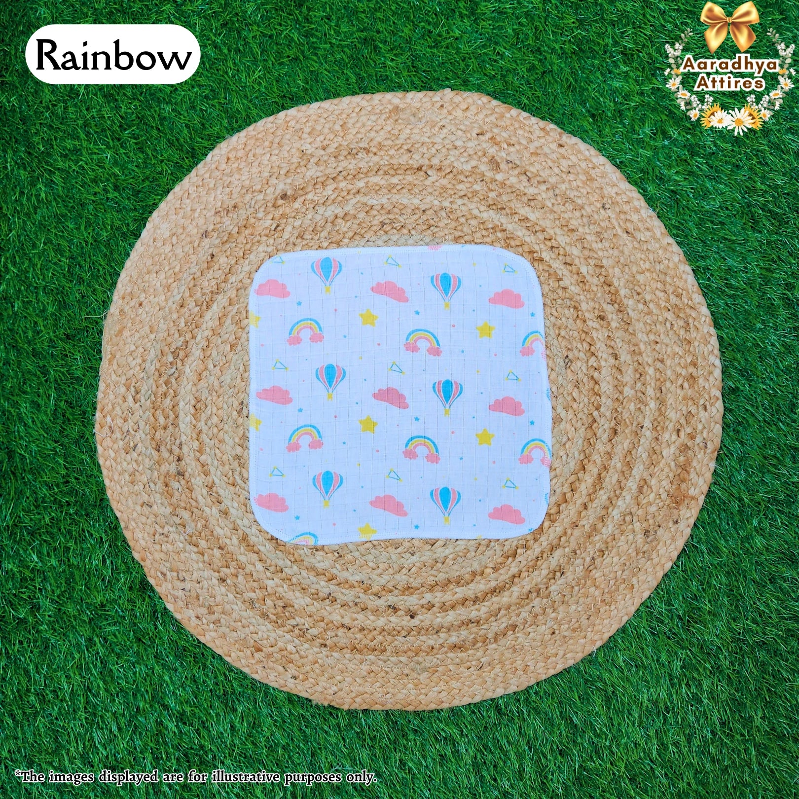 Wash Cloth - Rainbow - 30cm X 30cm