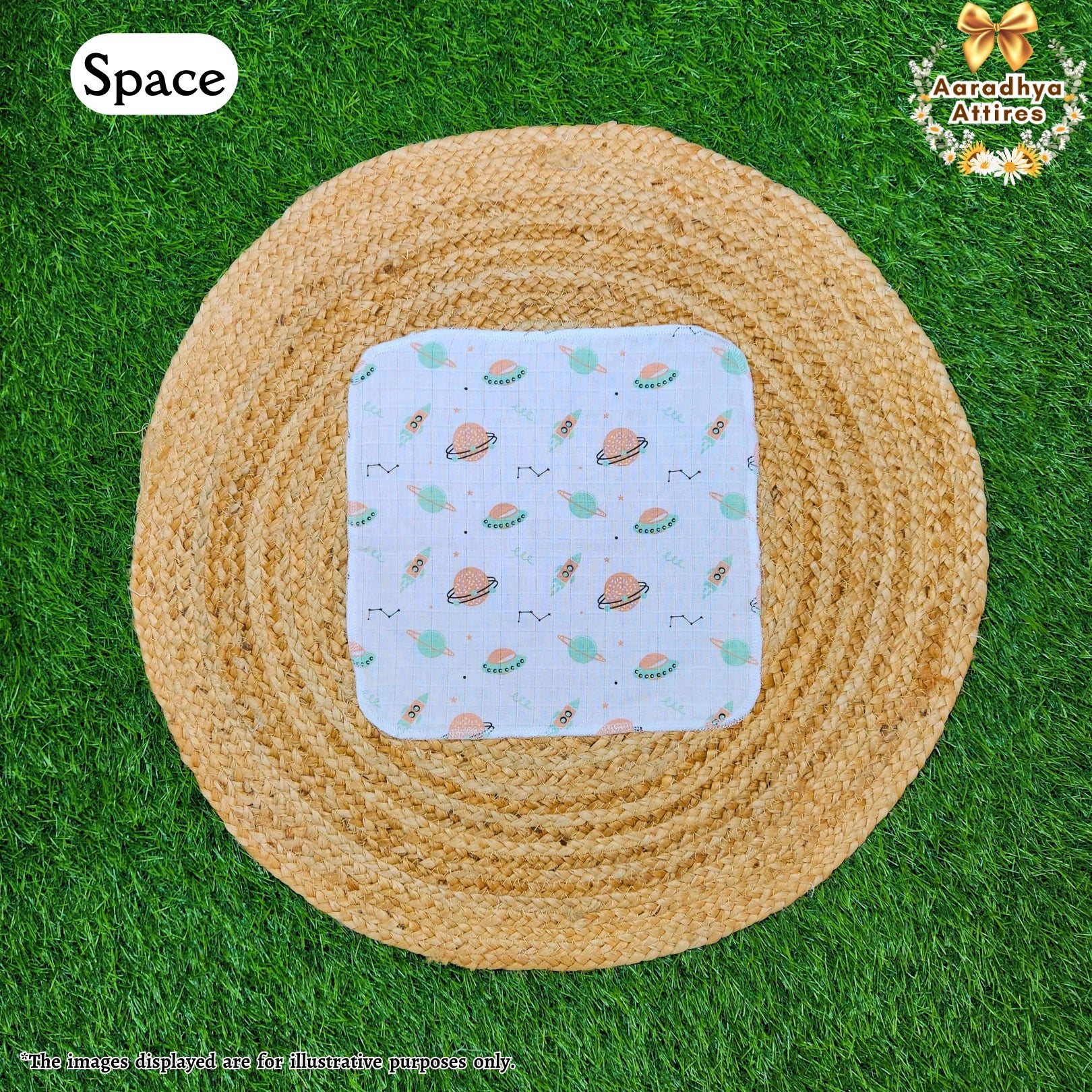 Wash Cloth - Space - 30cm X 30cm