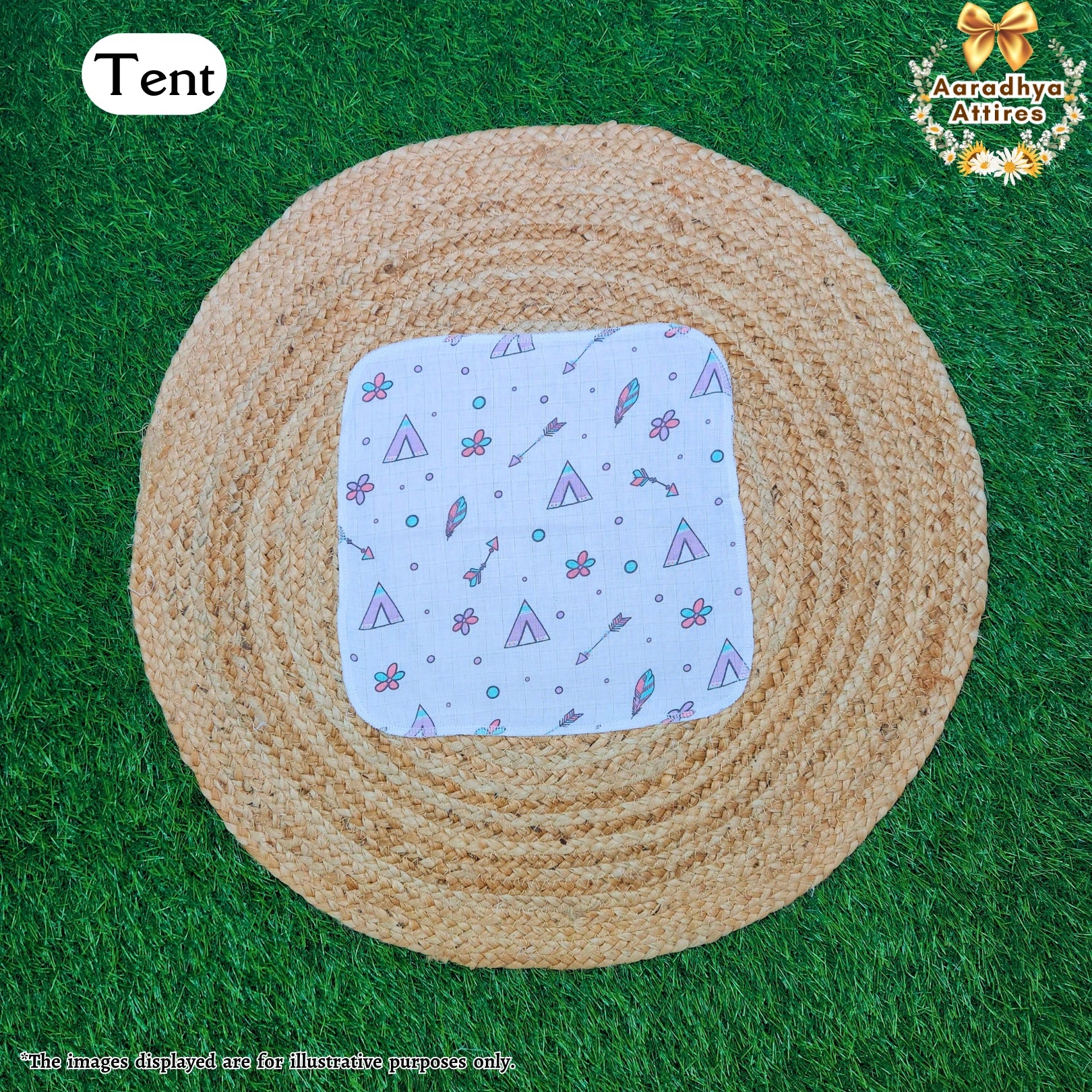 Wash Cloth - Tent - 30cm X 30cm