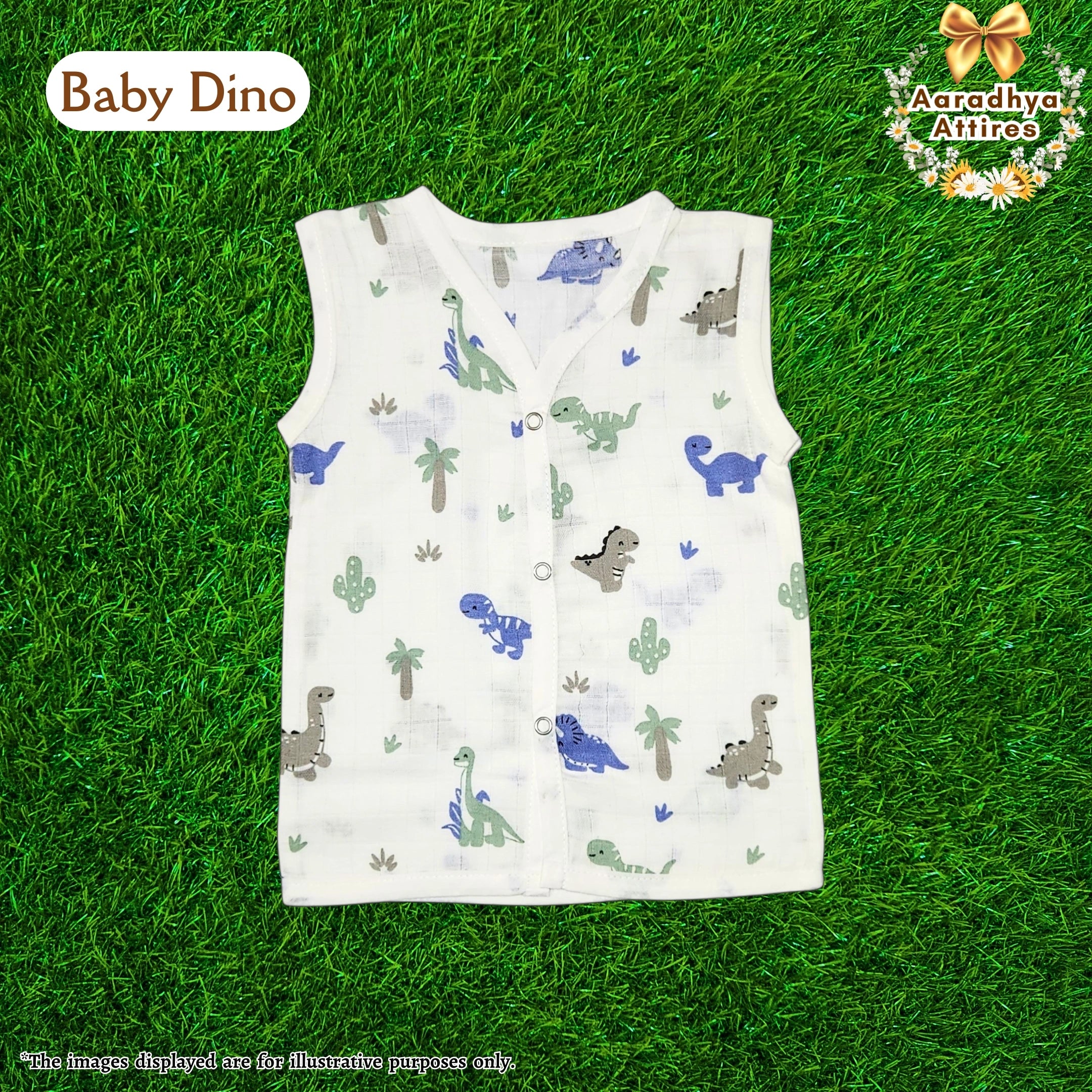 Button Jabla - Baby Dino. (Age: 3-6 Month)