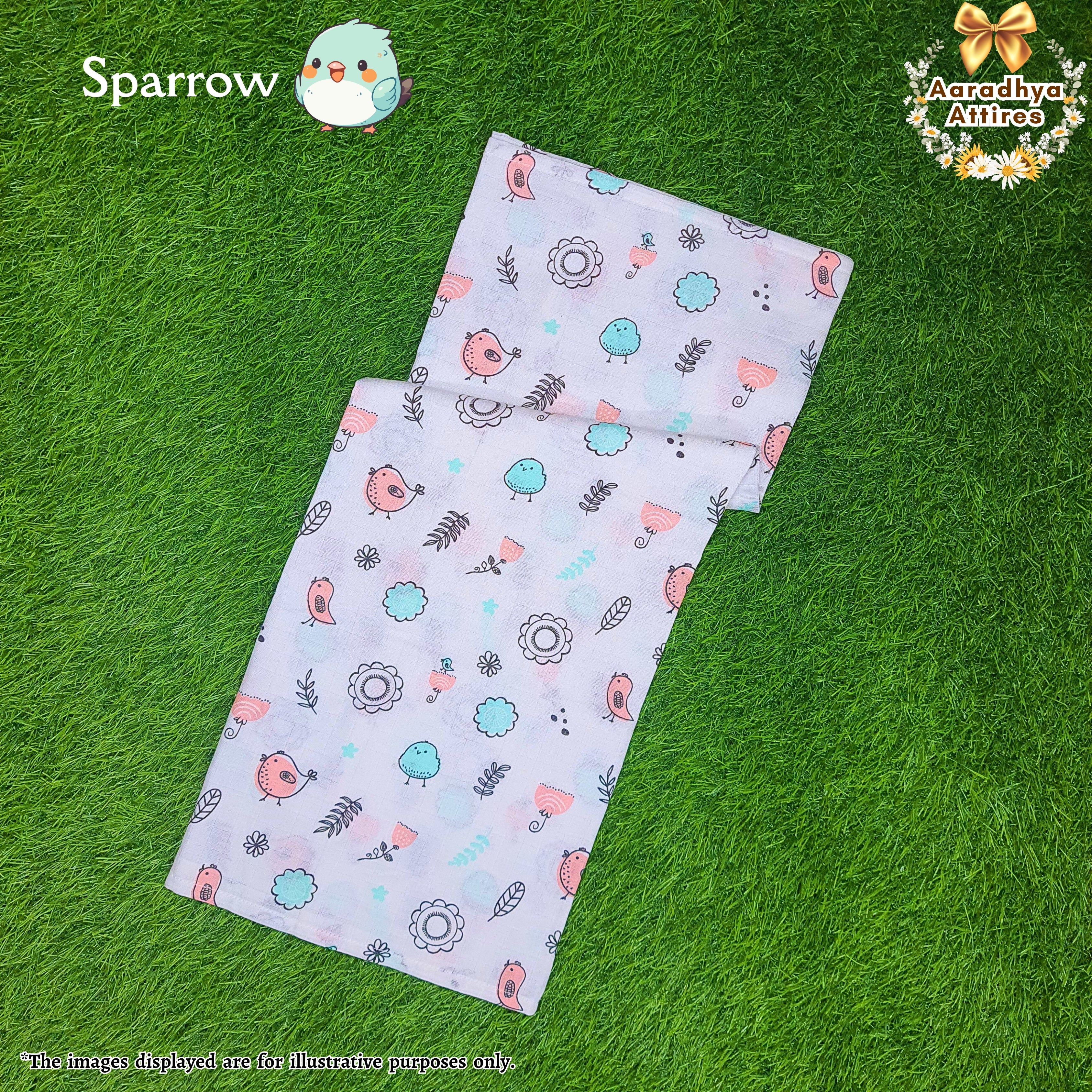 Swaddle - Sparrow - 100cm X 100cm