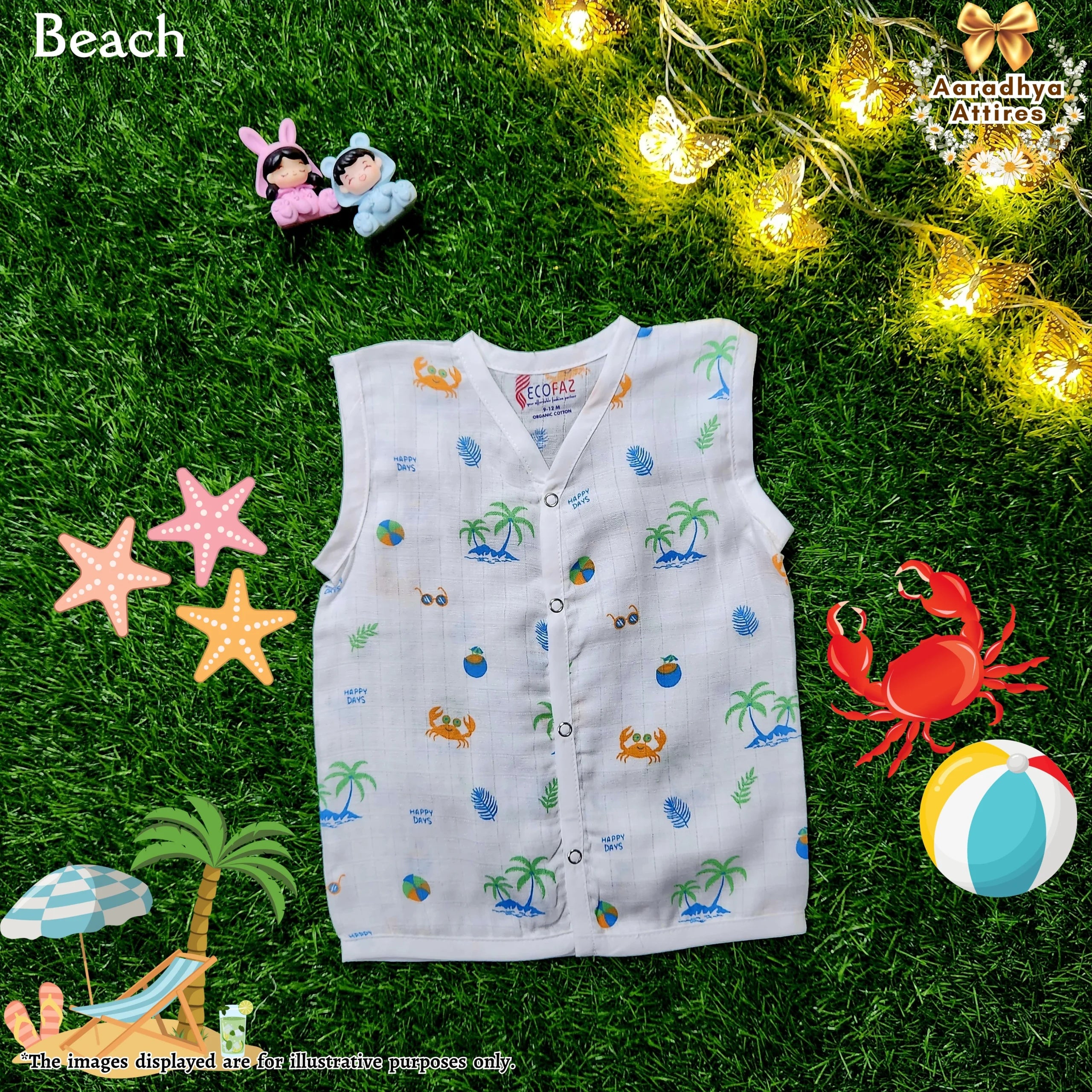 Button Jabla - Beach - 6-9 Month
