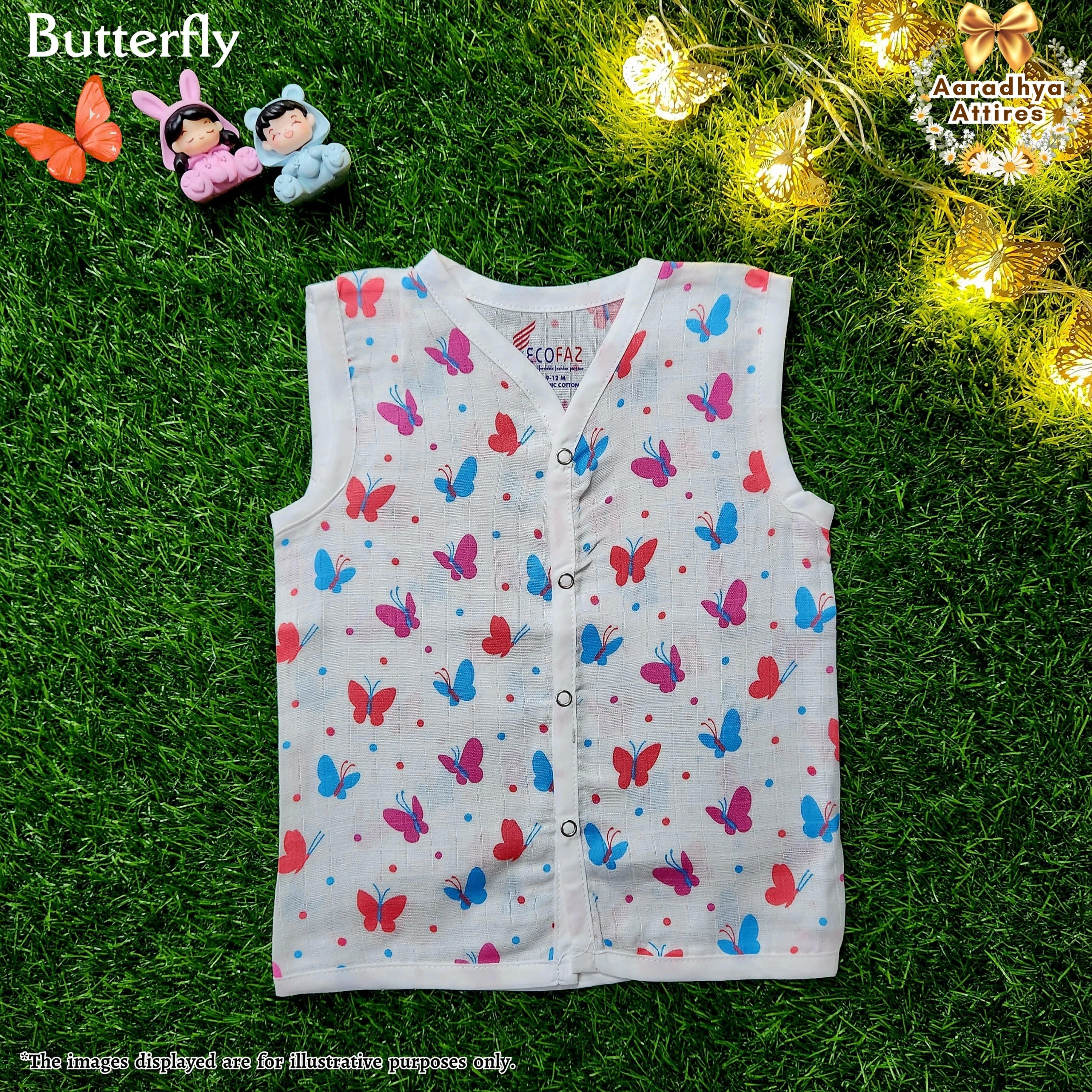 Button Jabla - Butterfly - 3-6 Month