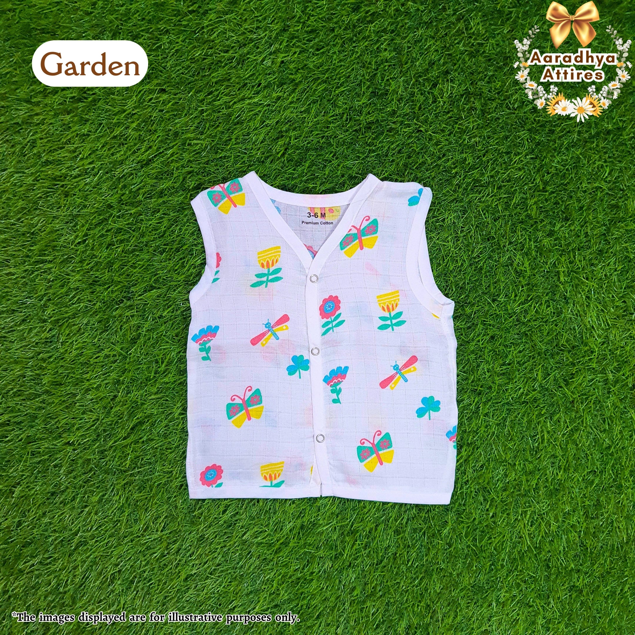 Button Jabla - Garden - 3-6 Month