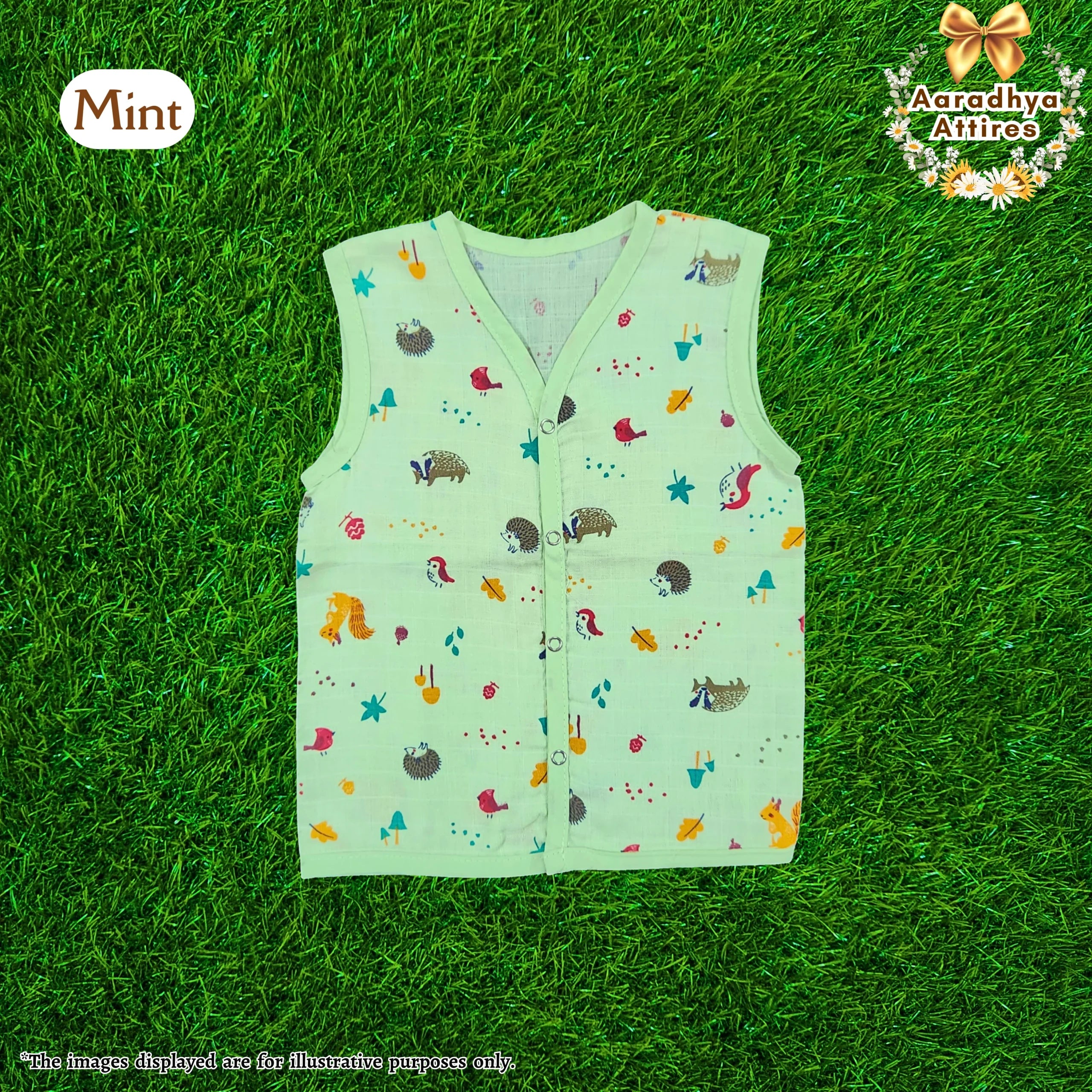 Button Jabla - Mint - 3-6 Month