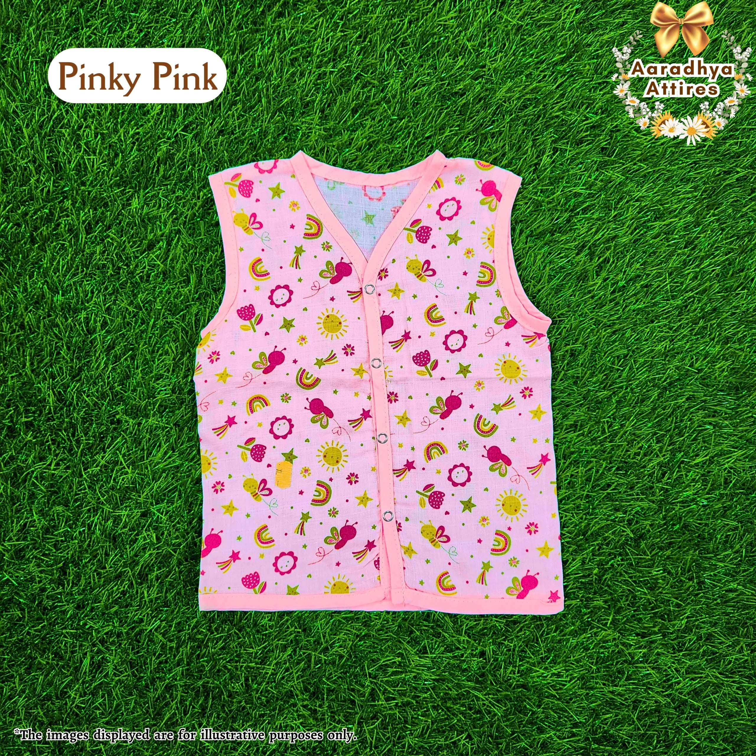 Button Jabla - Pinky Pink - 6-9 Month