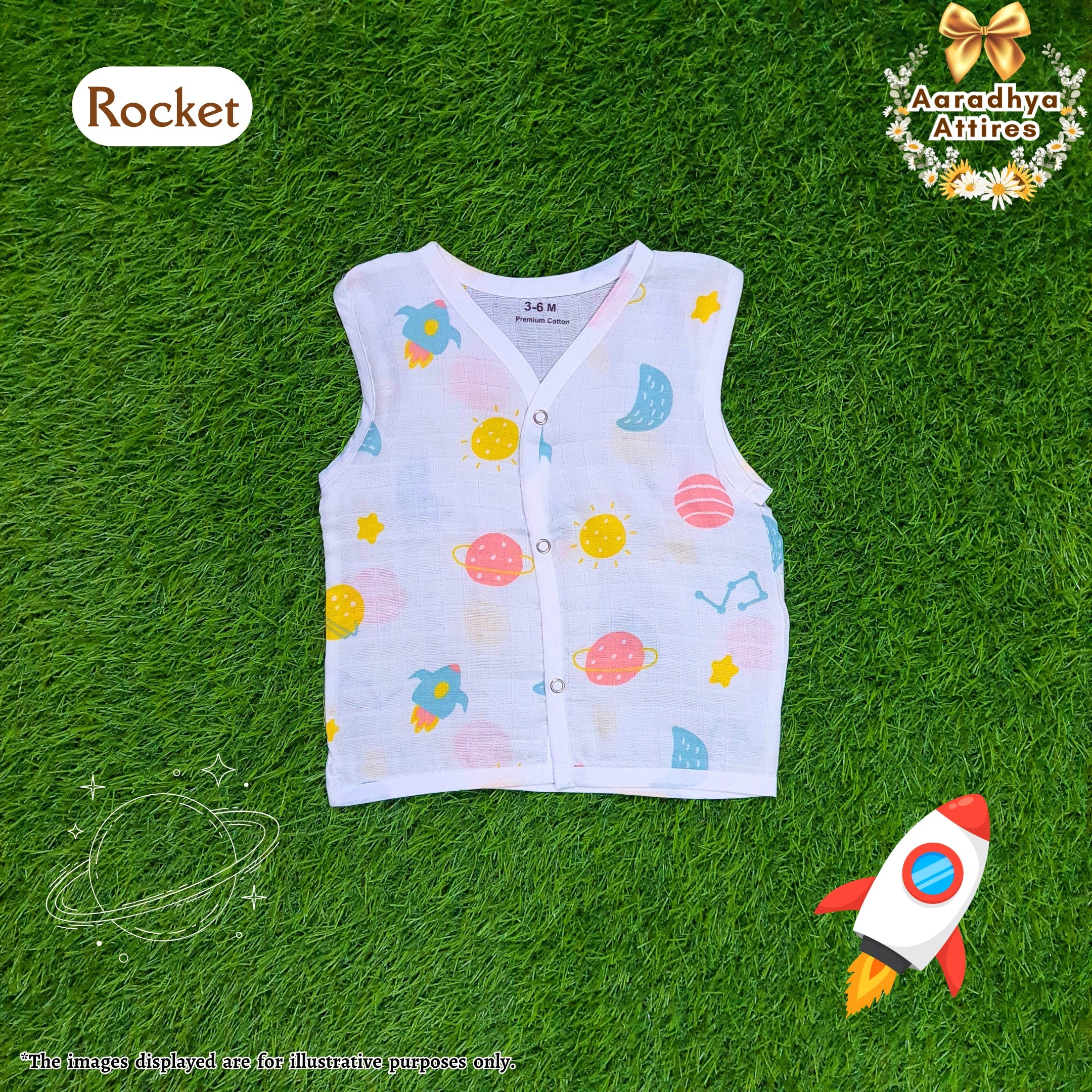 Button Jabla - Rocket - 6-9 Month