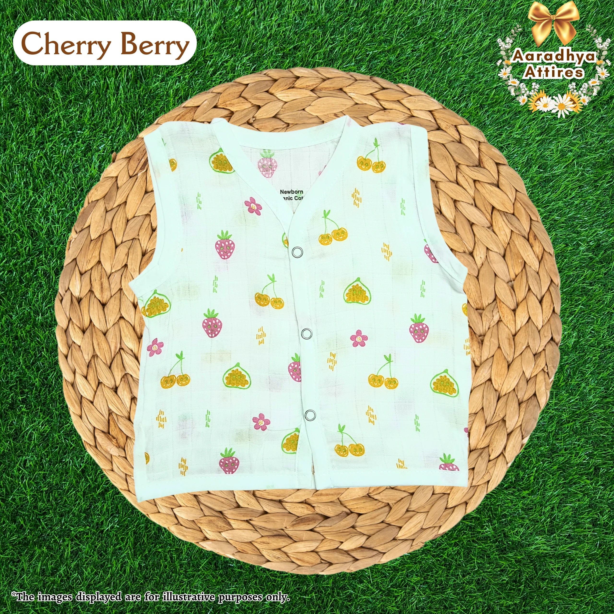 Button Jabla -  Cherry Berry  - Newborn