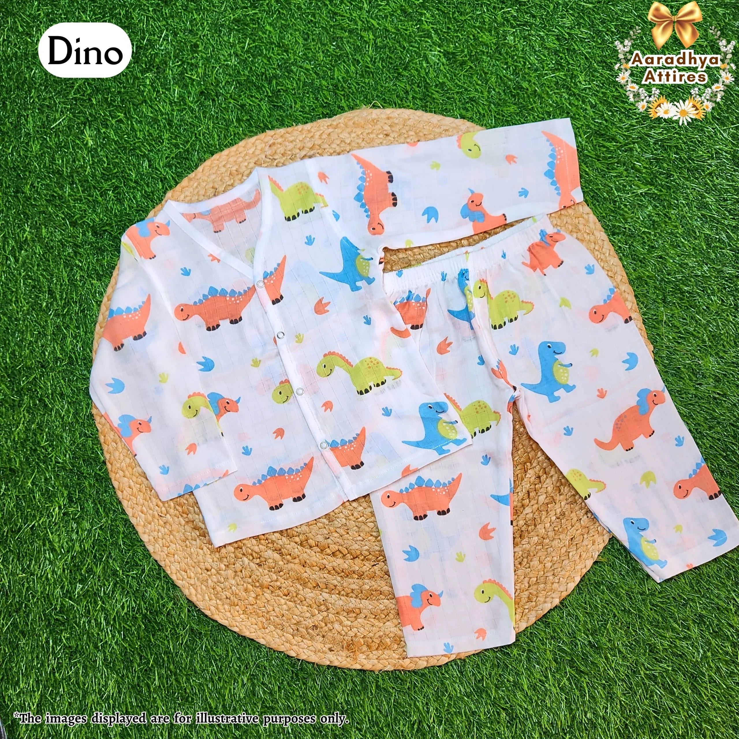Co-Ord Set Full Sleeve & Pant - Dino - 12-18 Month