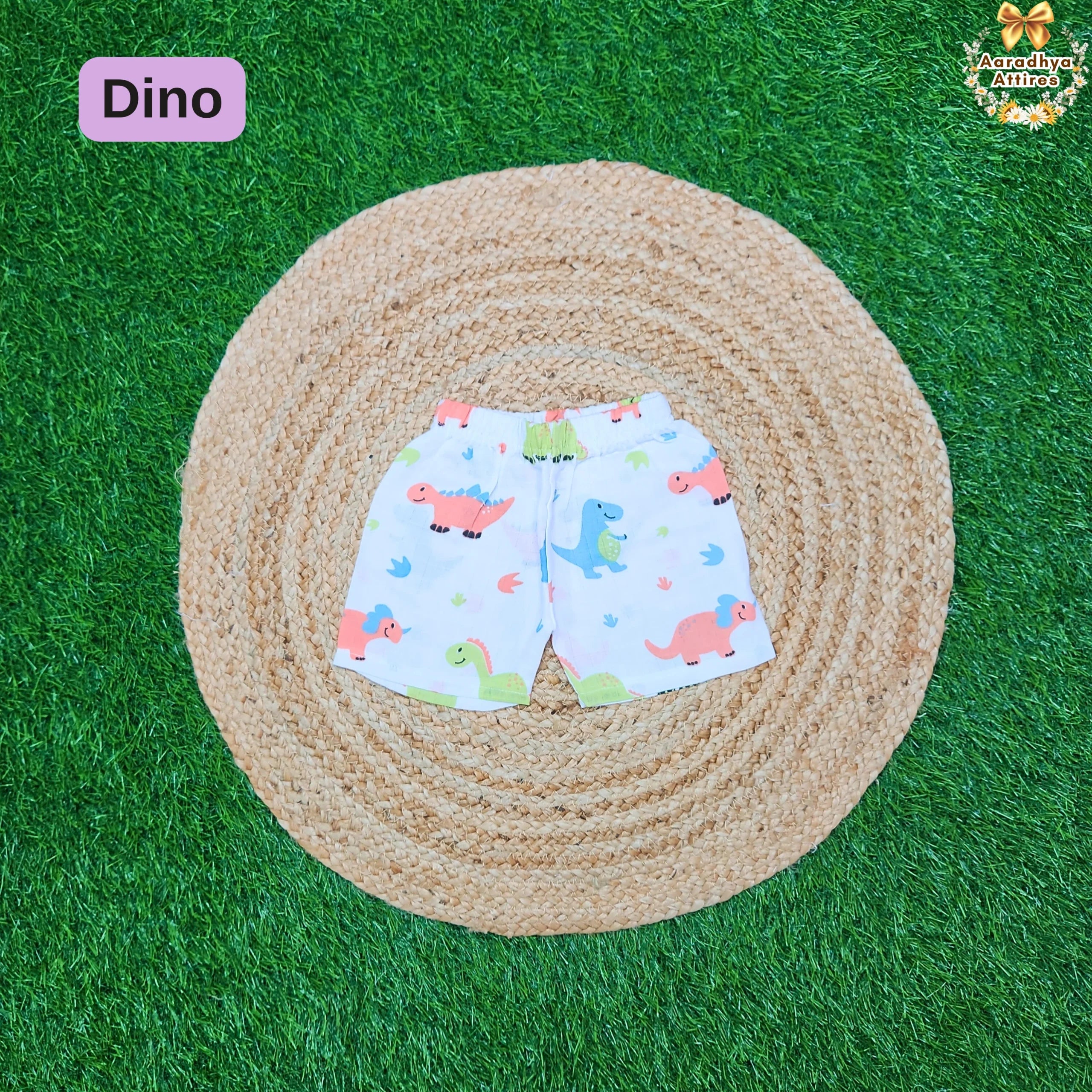 Shorts - Dino - 0-3 Month