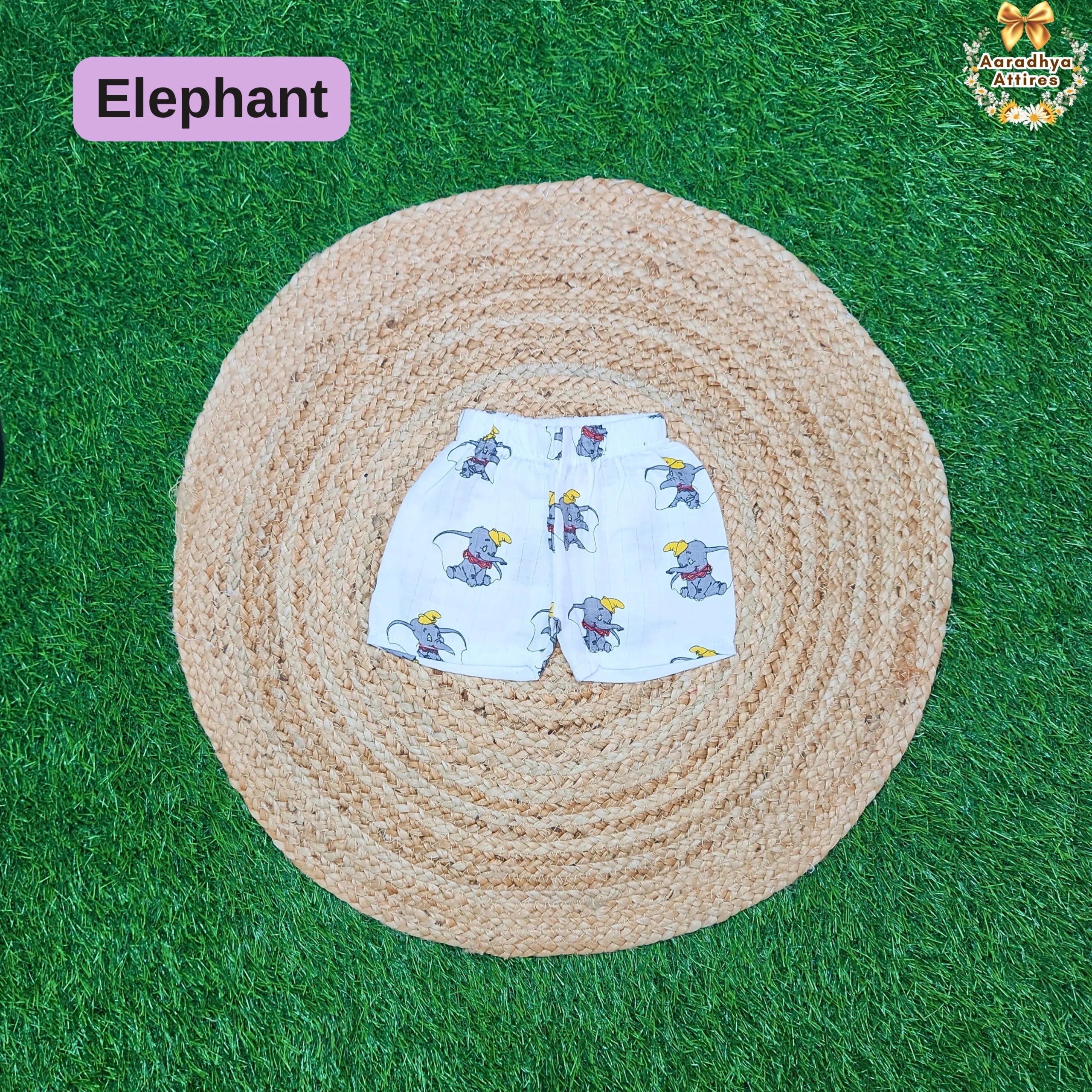 Shorts - Elephant - Newborn