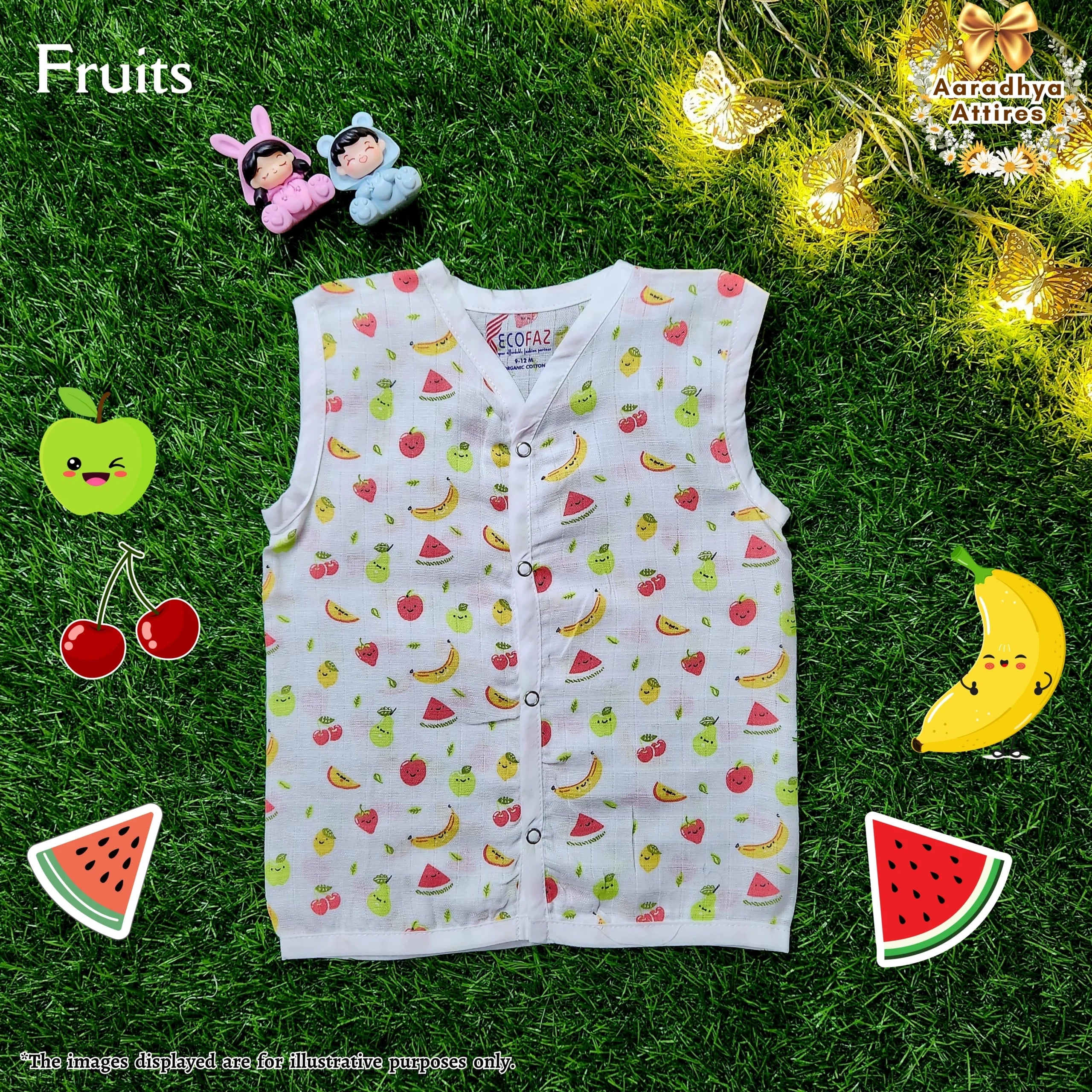 Button Jabla - Fruits - 6-9 Month