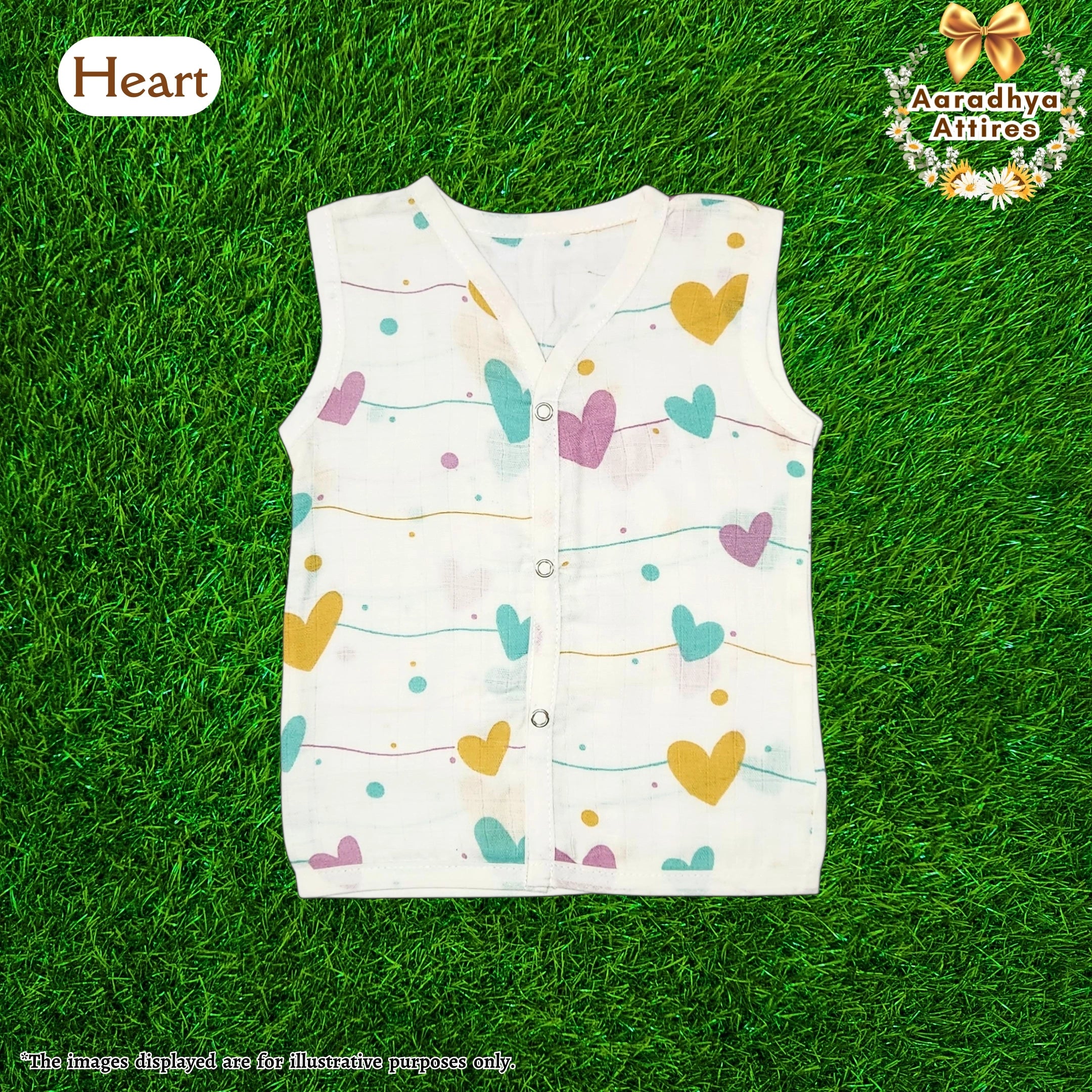 Button Jabla - Heart. (Age: 3-6 Month)