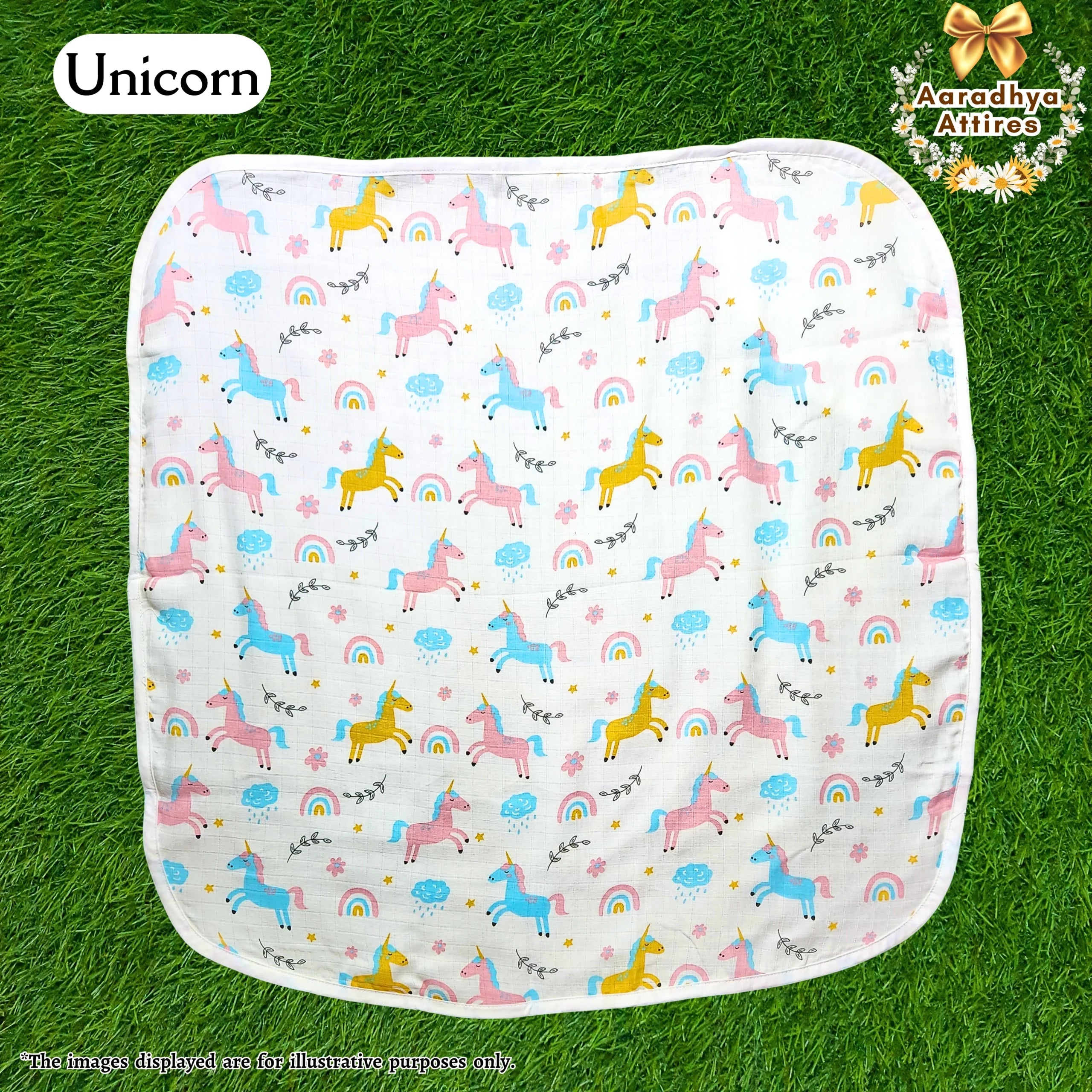 Hooded Towel - Unicorn - 70cm X 70cm