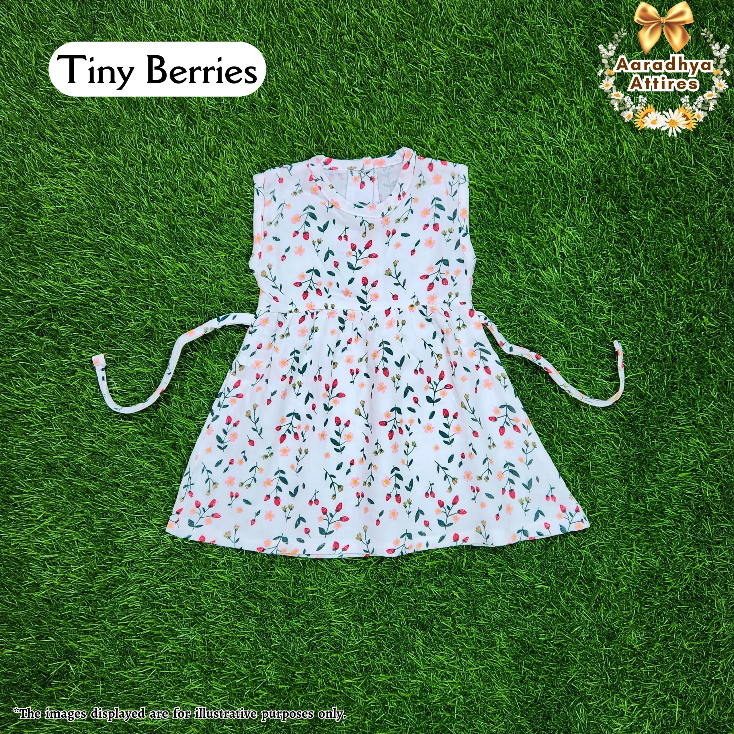 Knot Frock - Tiny Berries - 2-3 Years.