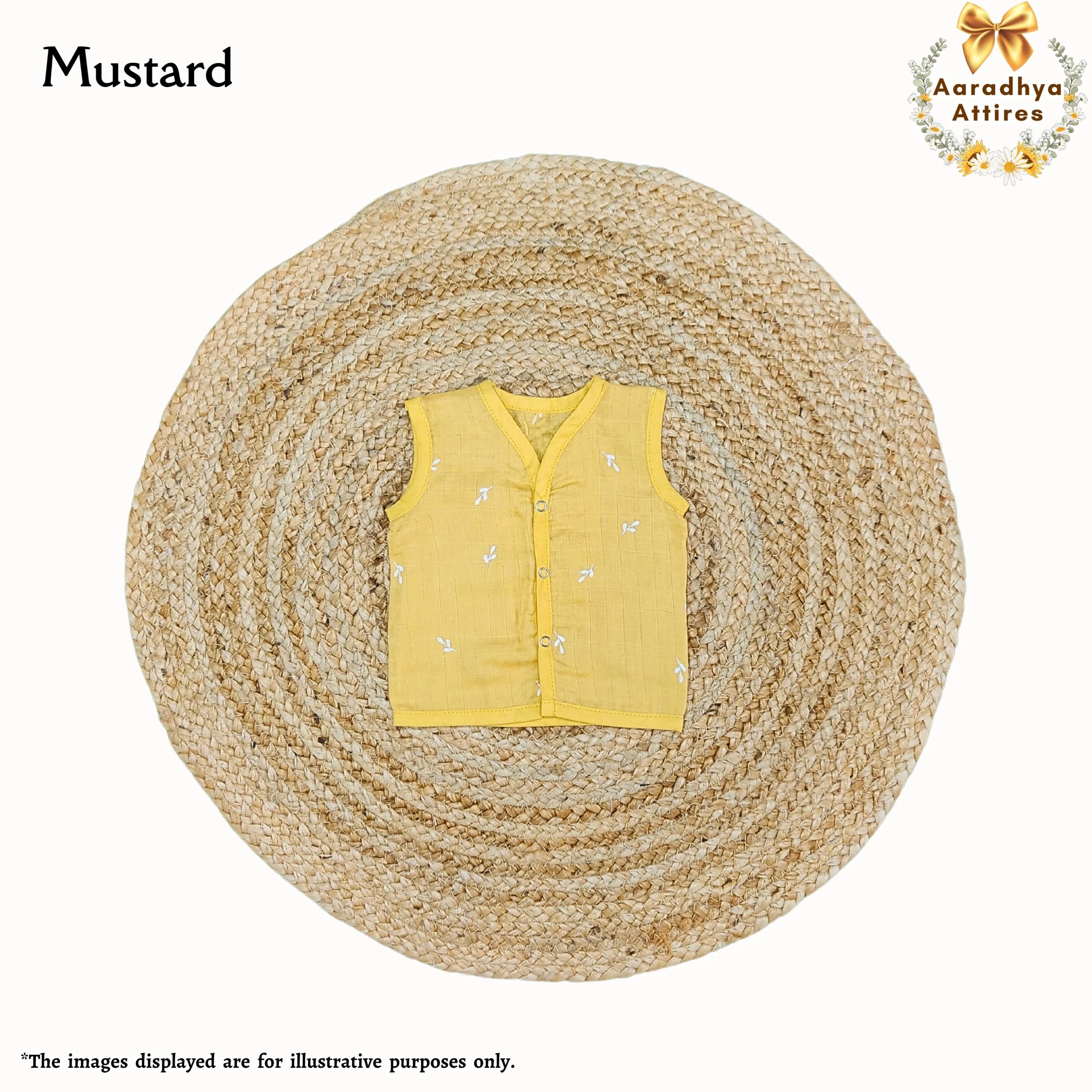 Button Jabla - Mustard - 3-6 Month