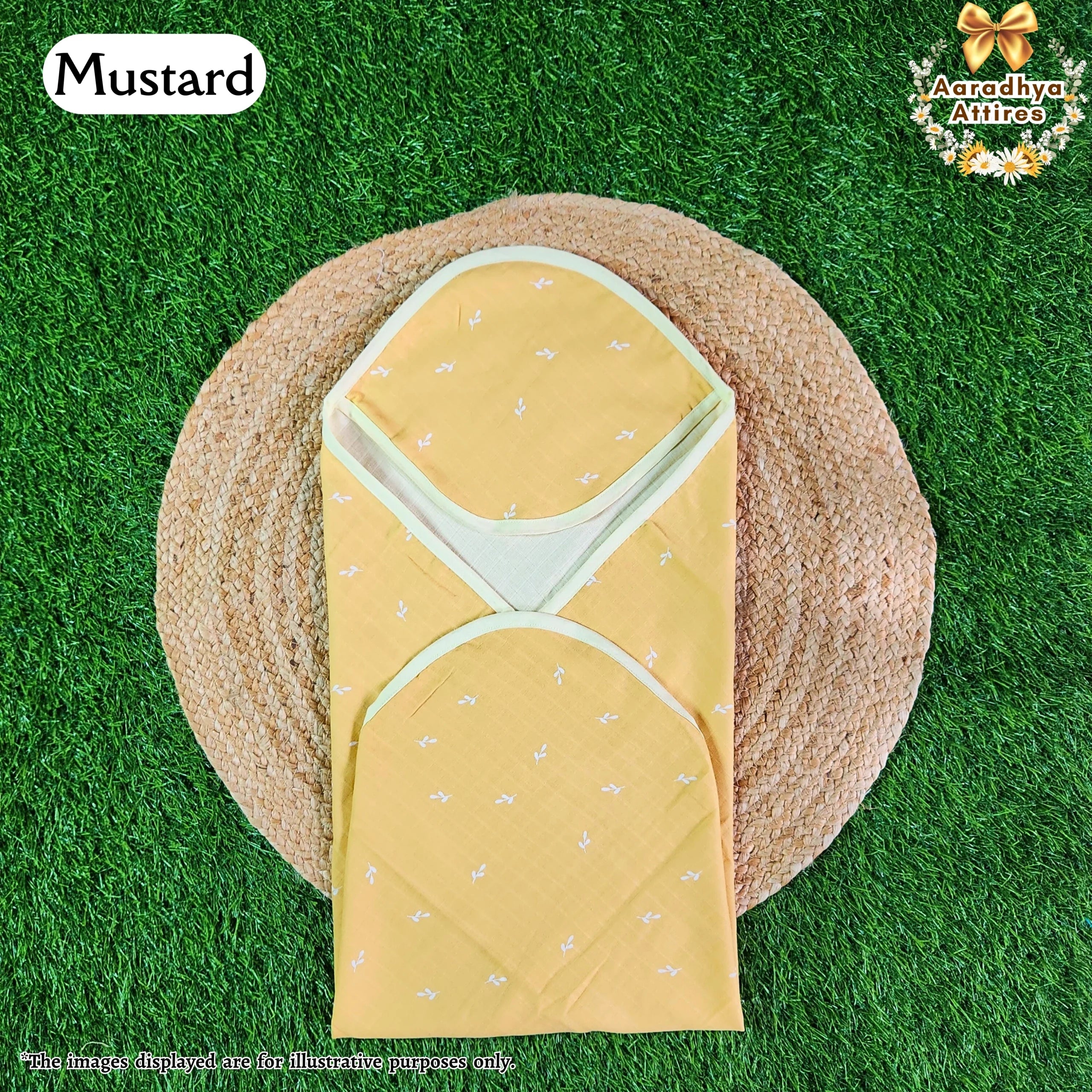Hooded Towel - Mustard - 70cm X 70cm