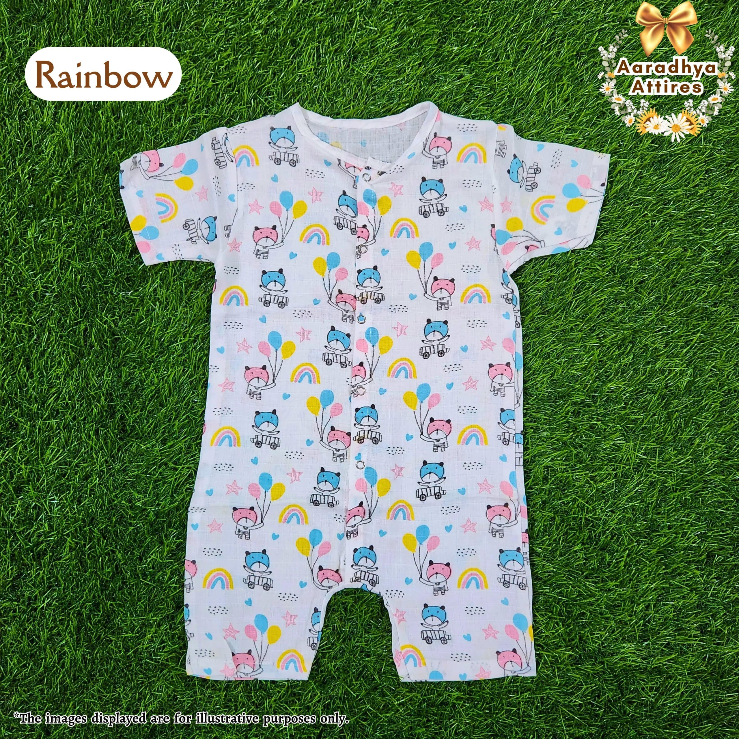 Rompers - Rainbow. (9 - 12 Month)
