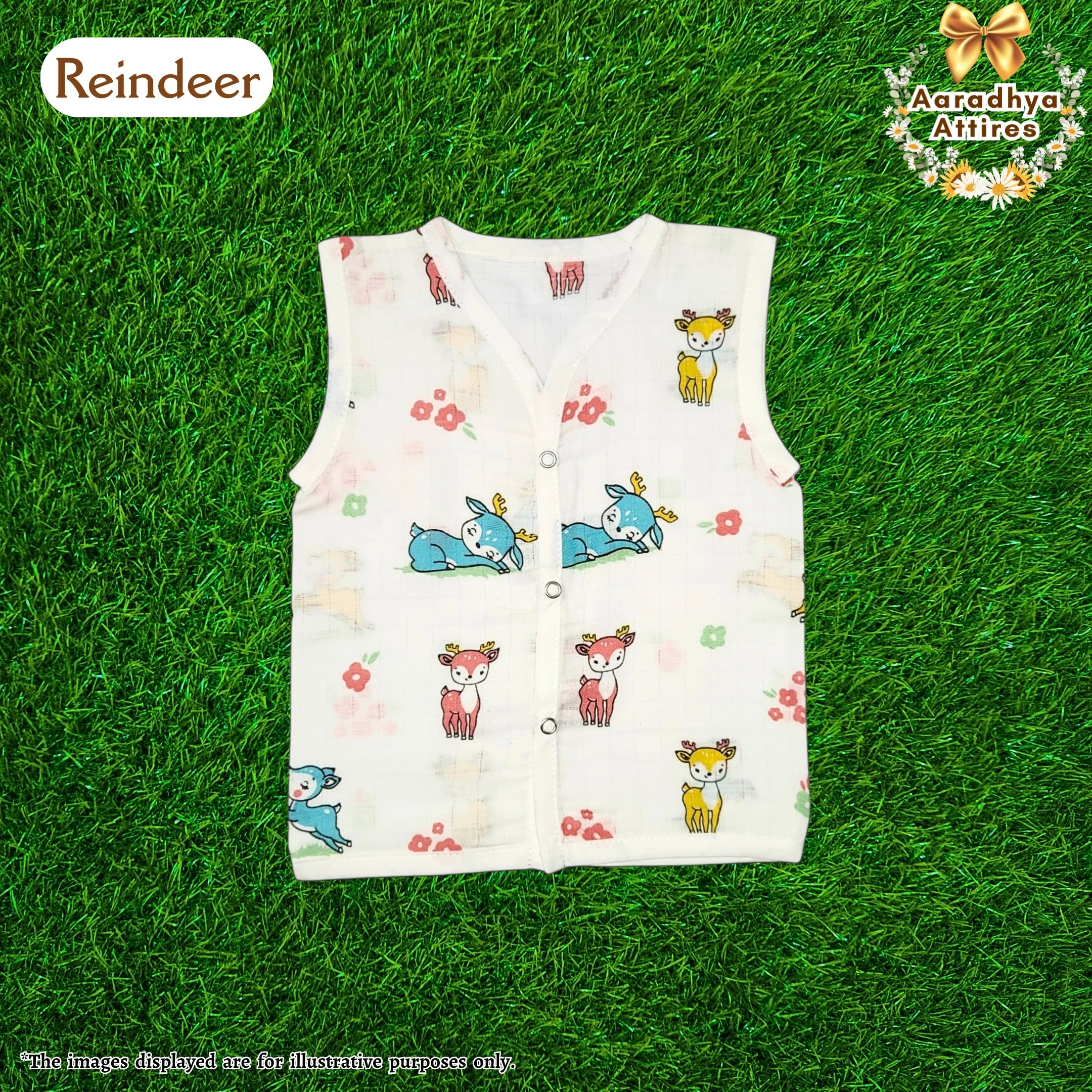 Button Jabla - Reindeer. (Age: 3-6 Month)