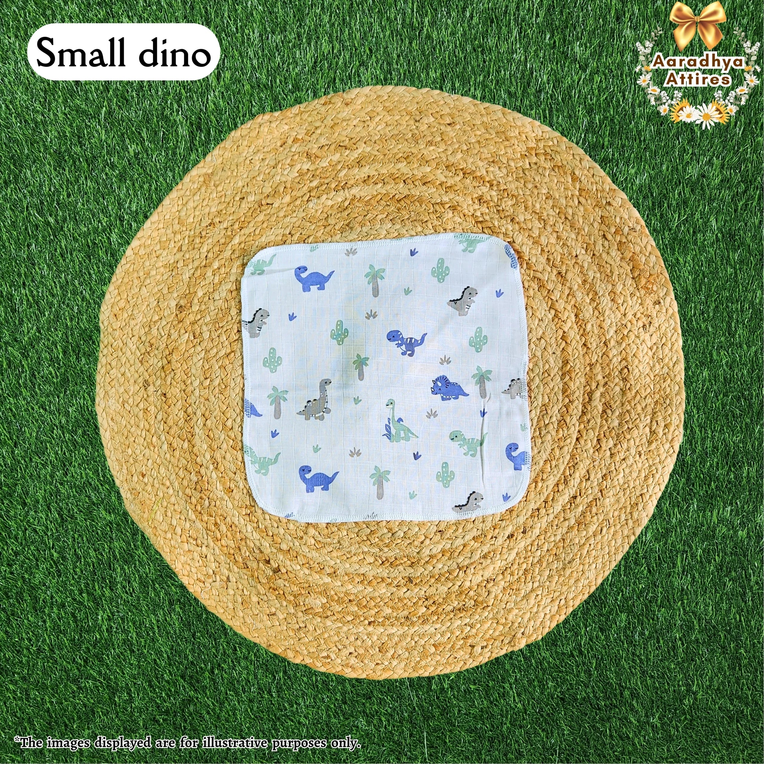 Wash Cloth - Small Dino - 30cm X 30cm
