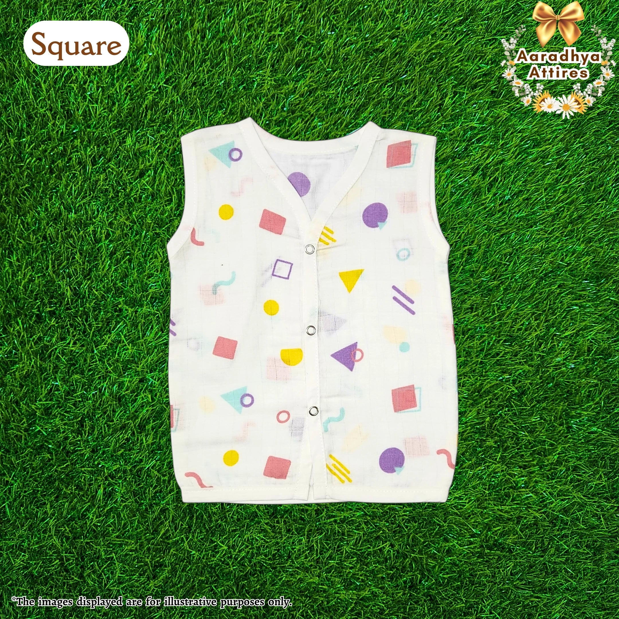 Button Jabla - Square. (Age: 3-6 Month)