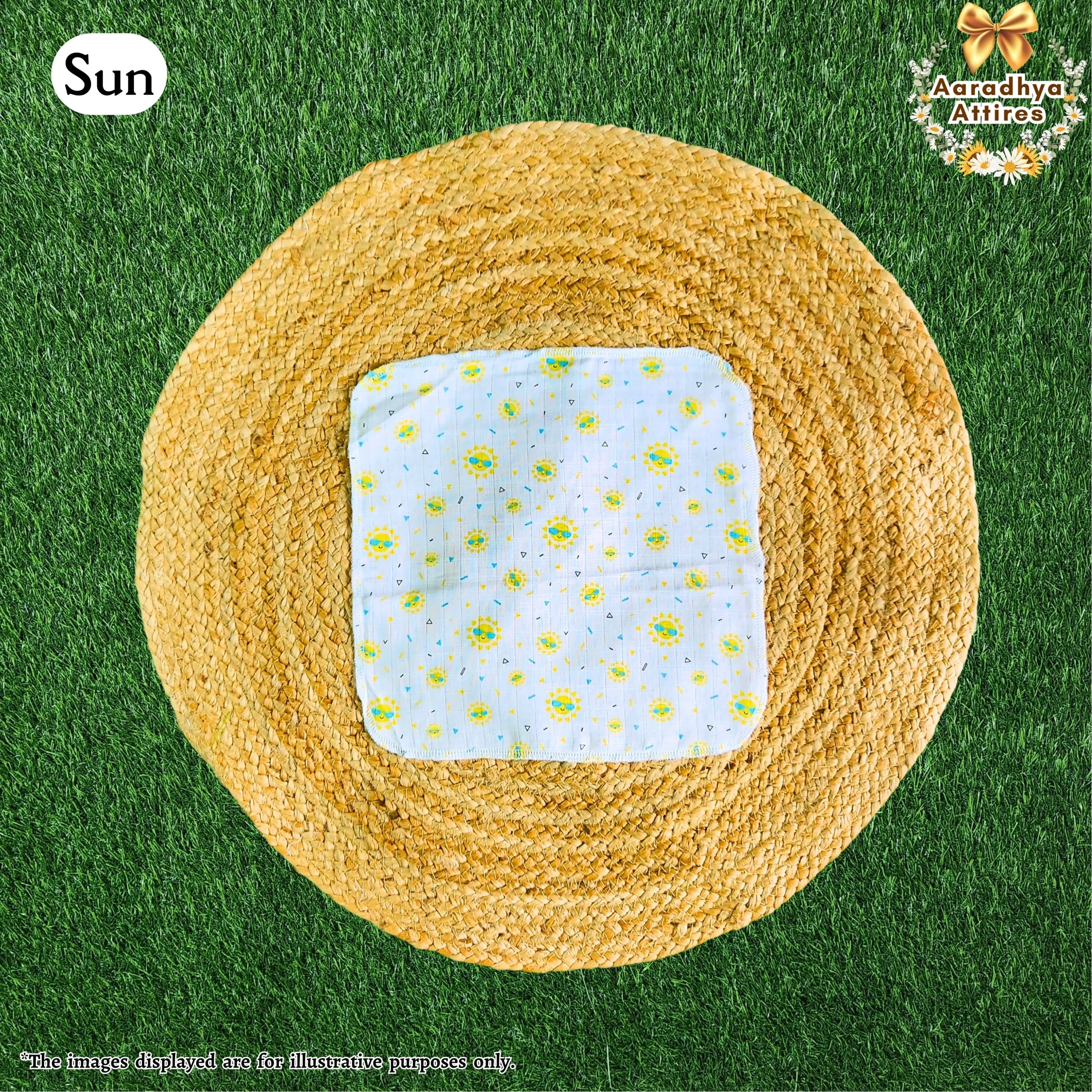 Wash Cloth - Sun - 30cm X 30cm