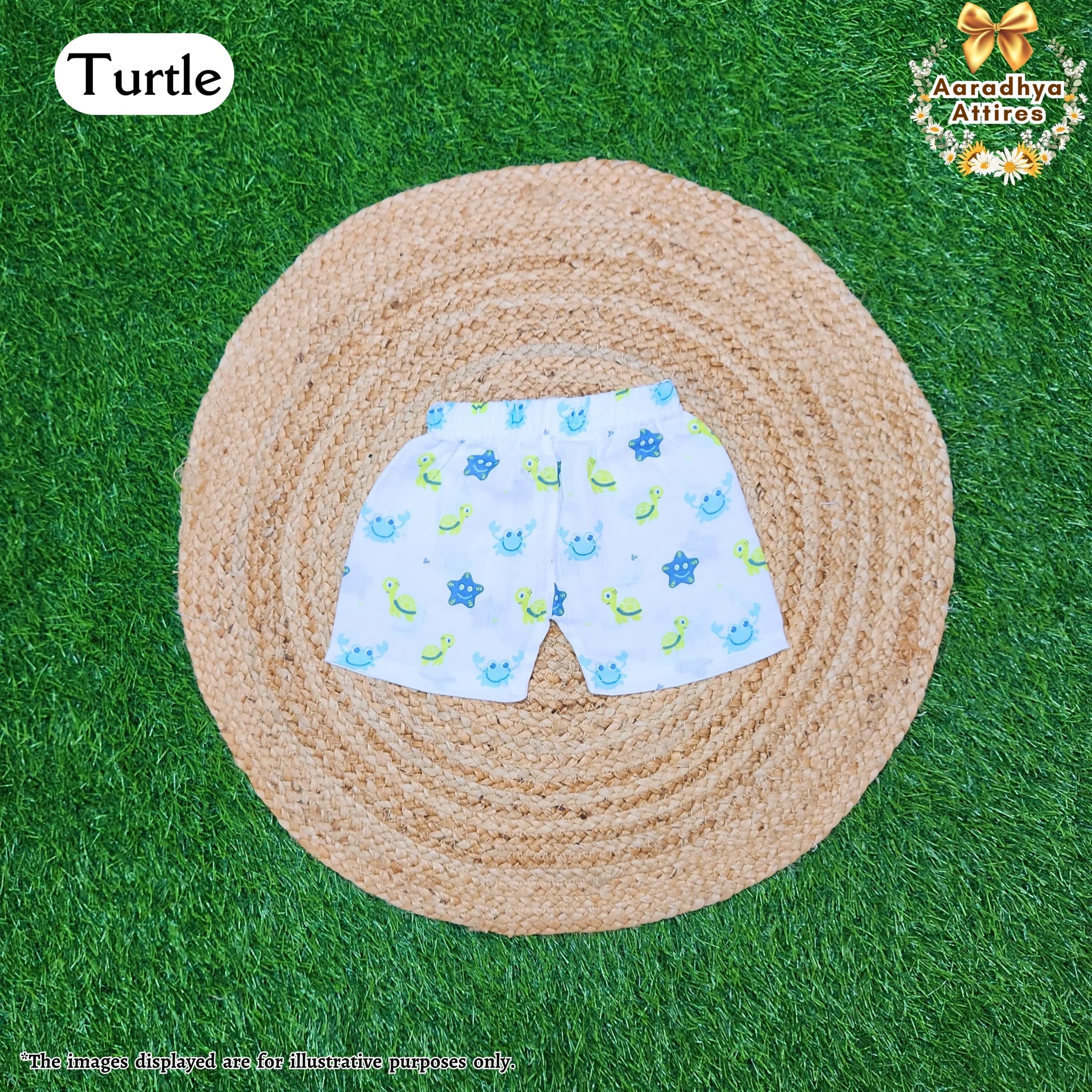 Shorts - Turtle - 3-6 Month