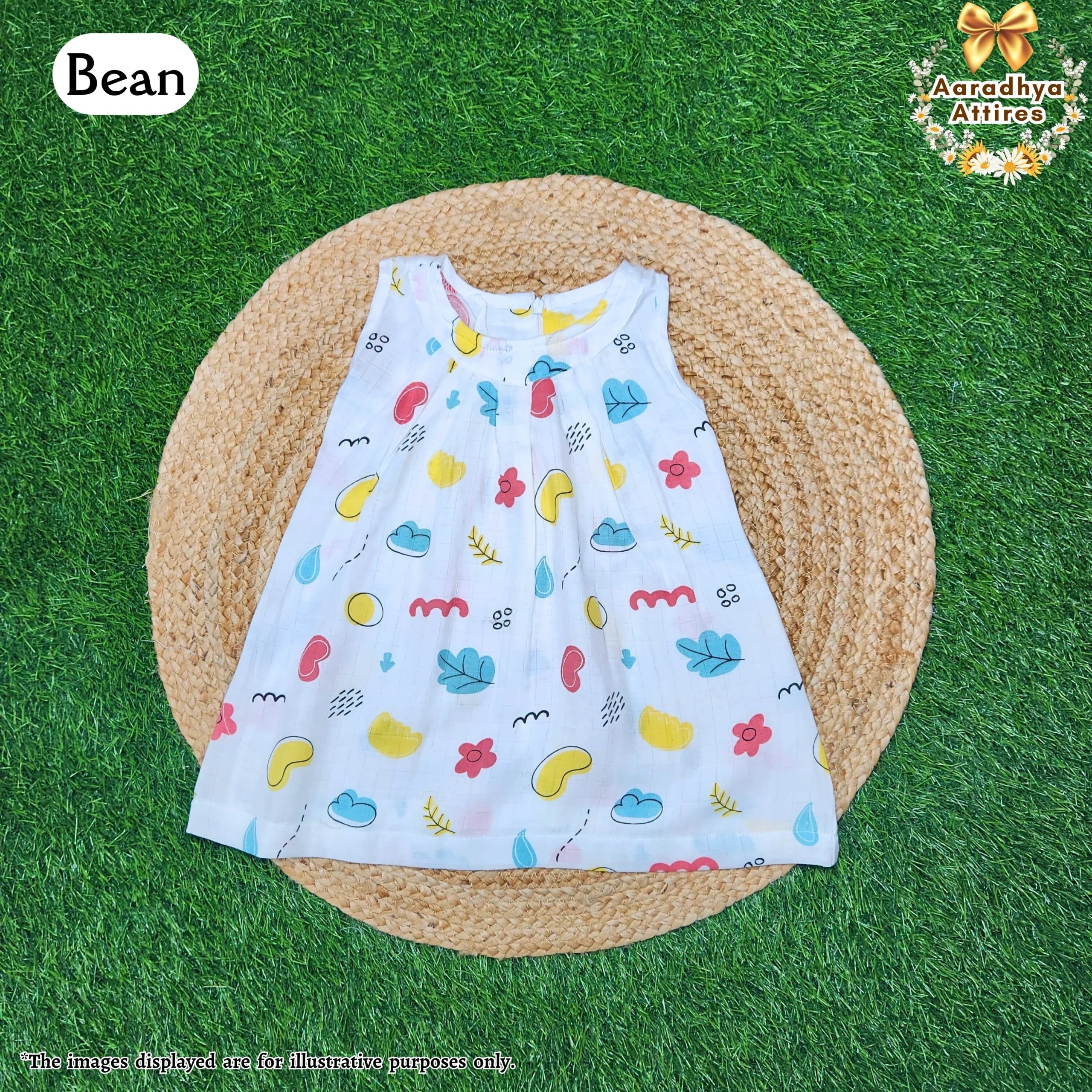 Zip Frock - Bean - 1-2 Years .