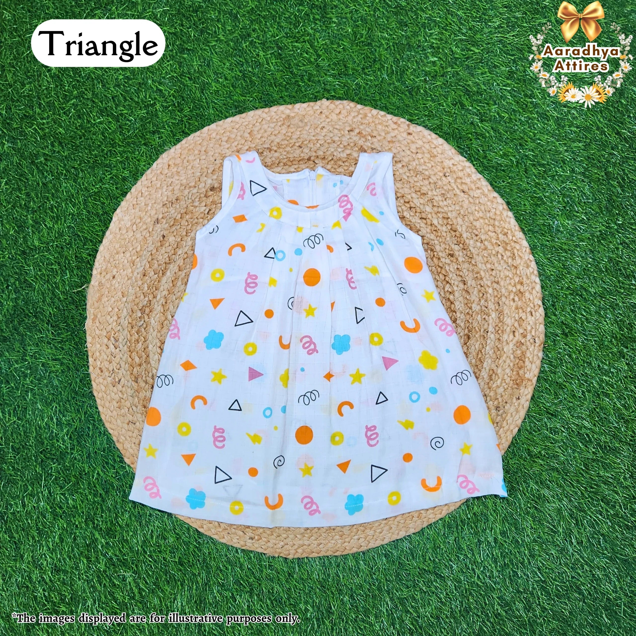 Zip Frock - Triangle - 1-2 Years .
