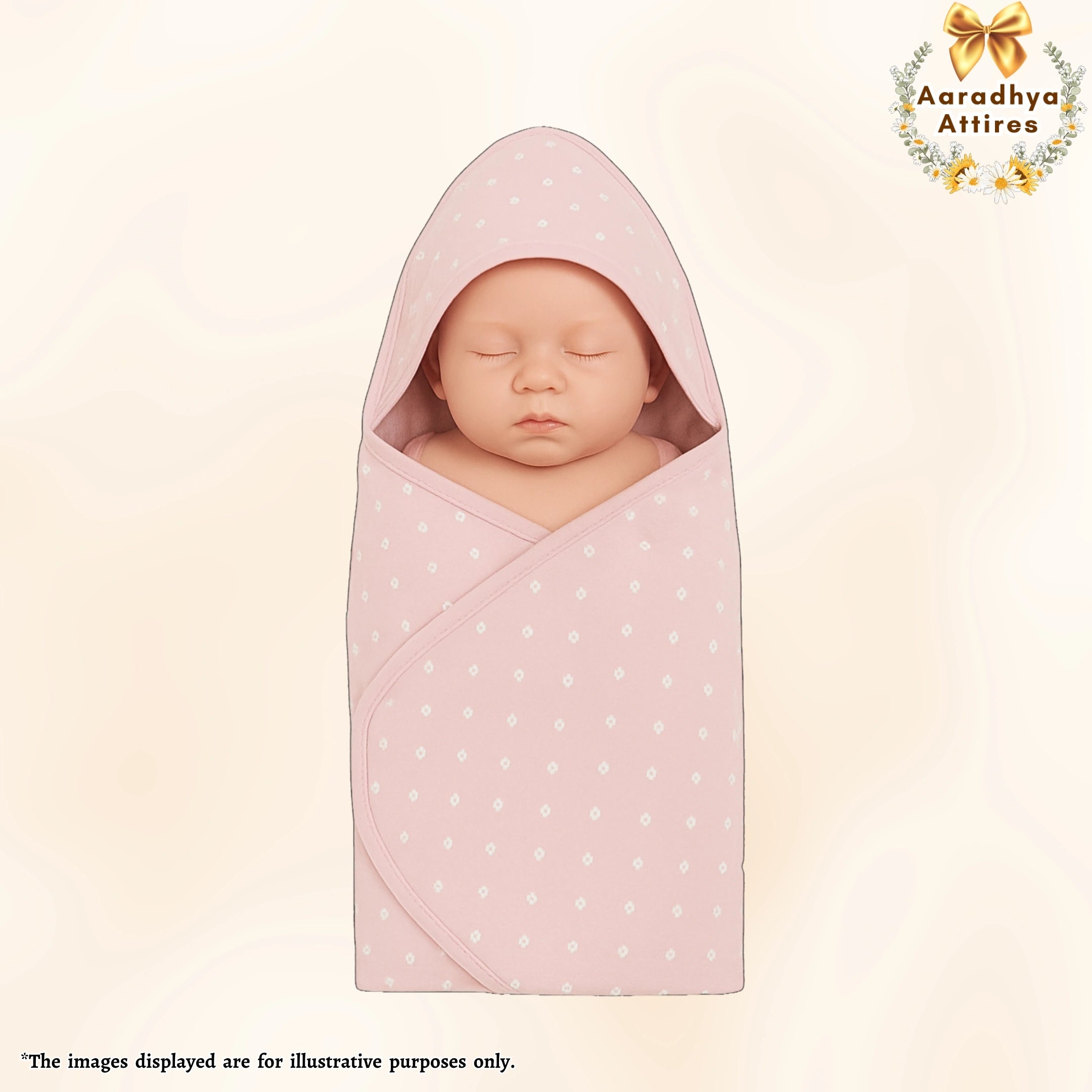 Hooded Towel - Pink - 70cm X 70cm